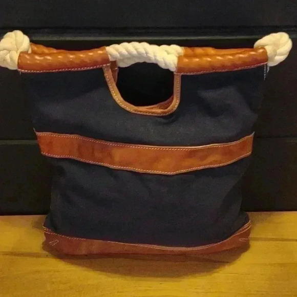 Vintage Lands End knot bucket bag - Picture 4 of 5